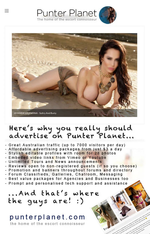 Escort advertising on Punter Planet