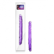 B Yours - 14'' Double Dildo - Purple 35.5 cm Double Dong