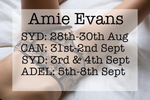 AMIE EVANS TOUR DATES